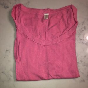 J. Crew Pink Long Sleeve Tissue Tee
